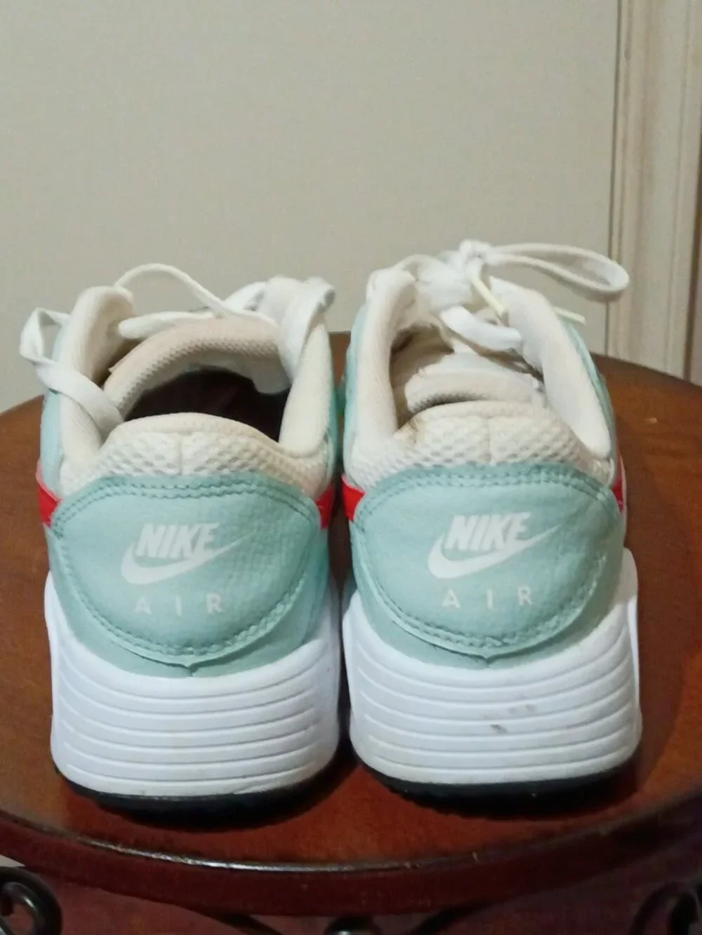 Nike Air Max SC SE Womens Size 9.5 White Blue Athletic Running Shoes Sneakers